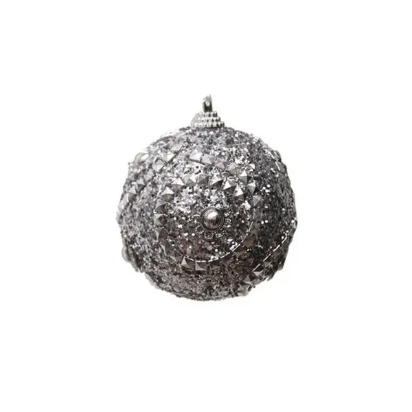 Borla bulgary plata 8 cm caja x6 unidades