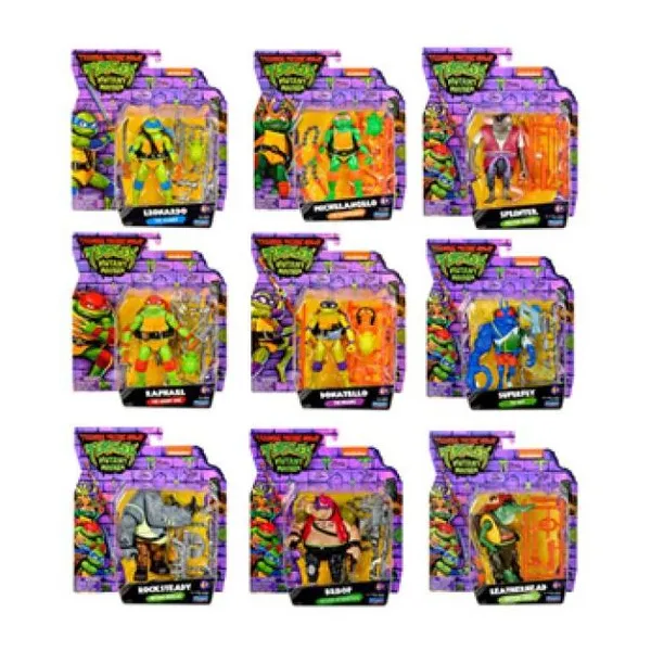 Tortugas ninja pelicula - figura 4/5" diferentes surtidos
