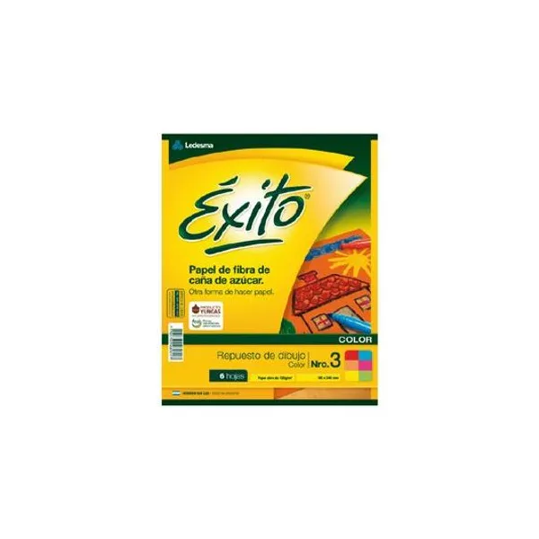 Repuesto de dibujo carta n.° 3 6h color Éxito