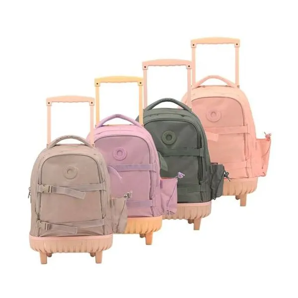 Mochila 17" con carro x1 colores surtidos influencer