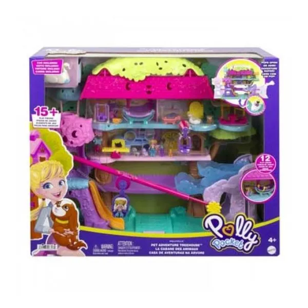 Playset polly pocket aventura en la casa del árbol
