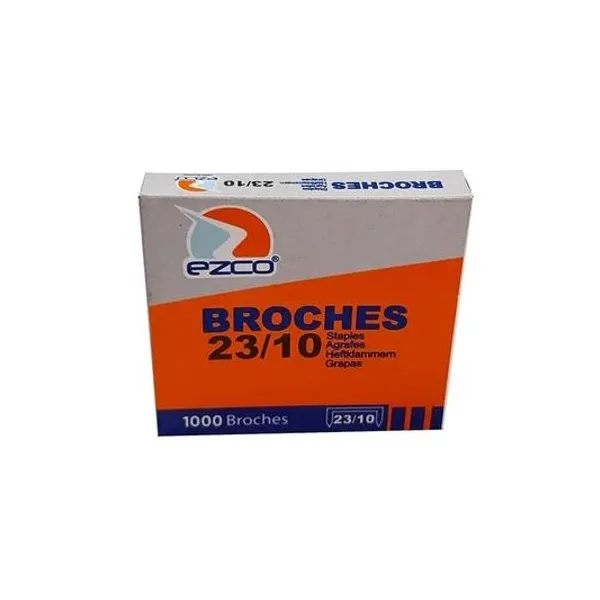 Broche n.° 23/10 caja x1000 unidades Ezco