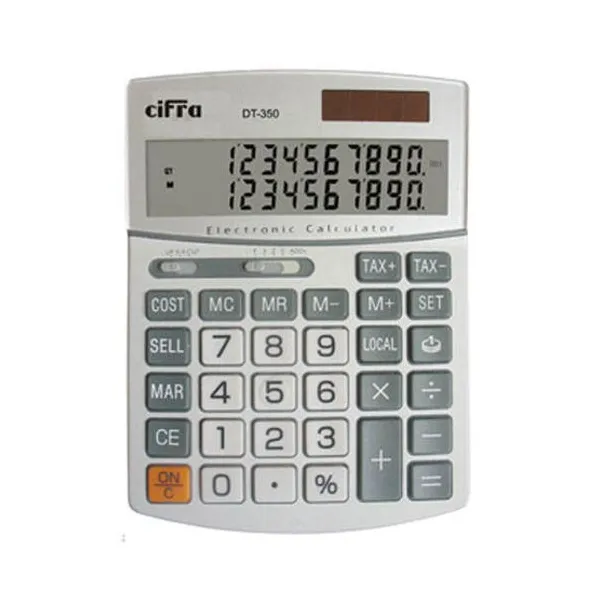 Calculadora cifra dt-350 12 dig.números grandes