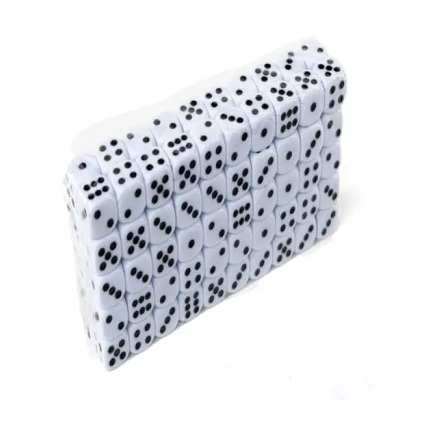 Dado 16 mm urea color -blanco