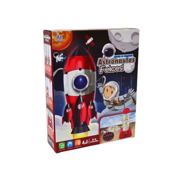 Juego de equilibrio astronautas felices en caja 21x26x6 cm