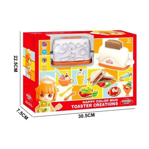 Juego de masas tostadora. 23 piezas