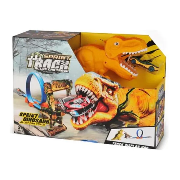 Pista de autos - dinosaurio
