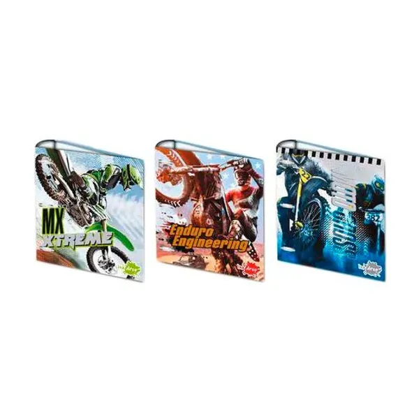 Carpeta carta 3x40 motocross x1 surtido inkdrop