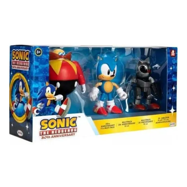 Sonic figura 10 cm multipack (3 modelos) "classic