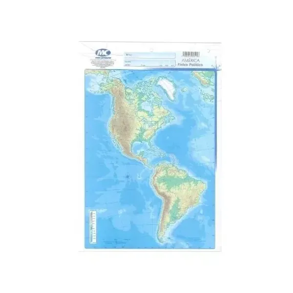 Block mapas m.c.n.° 5 continente americano fp x20 u
