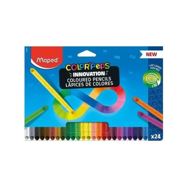 Lápices de colores infinitos Maped infinity x24 unid.