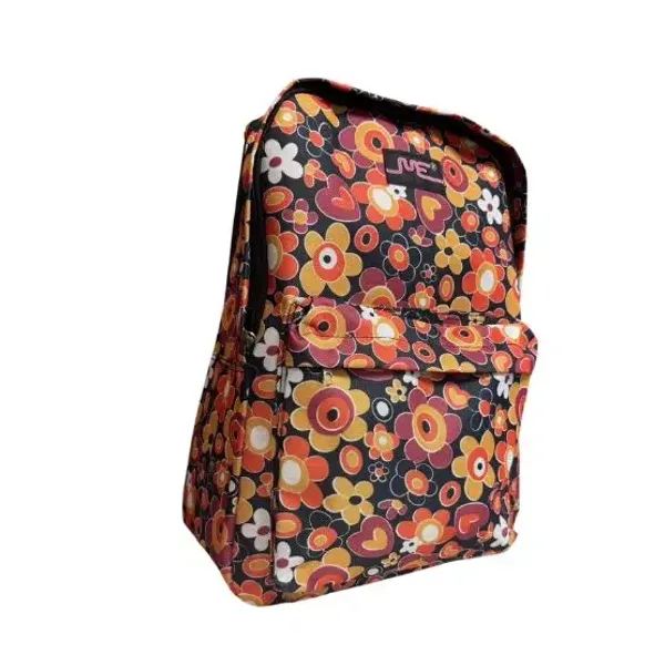 Mochila espalda 17" m.e. n.° 3592 al 3603 estampada lona