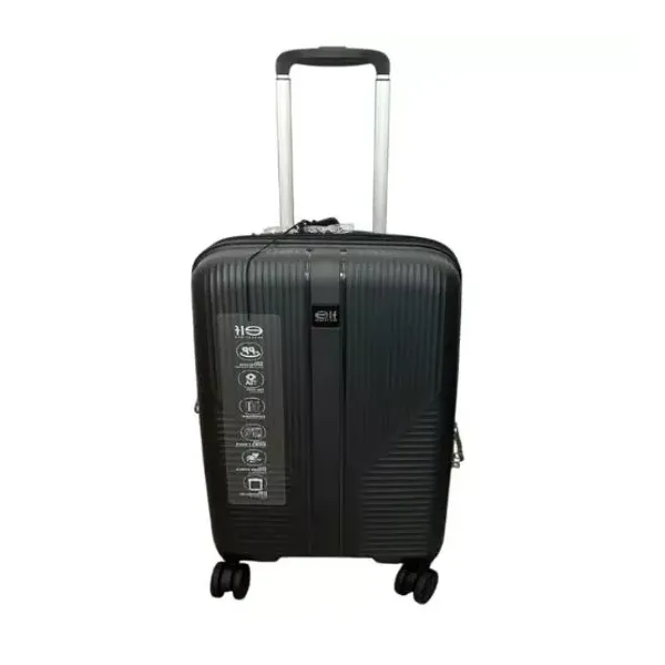 Valija 24" elf n.° 3435 polipropileno mediana con carro negra