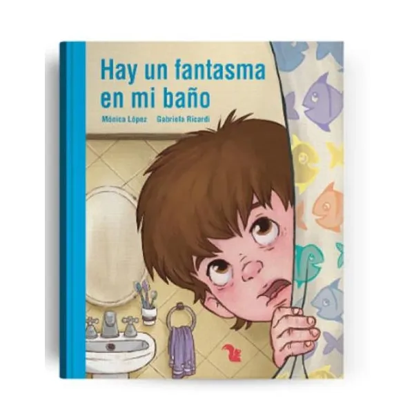 Hay un fantasma en mi baño - azul