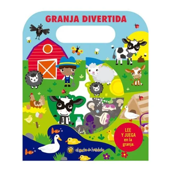Descubro en valijita- granja divertida 21 18 cm