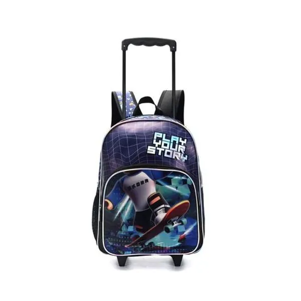 Mochila 16" con carro gamer skater roblox Skora