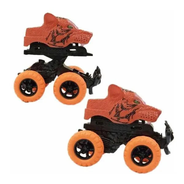 Camioneta animales a friccion 16x15x12 cm