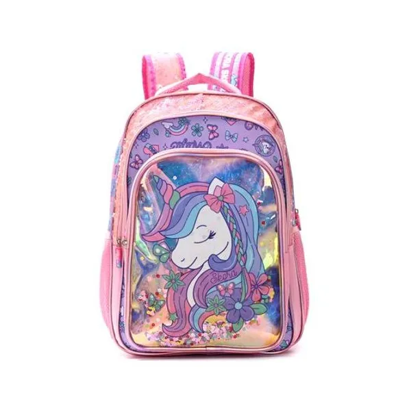 Mochila 18" espalda unicornio Skora