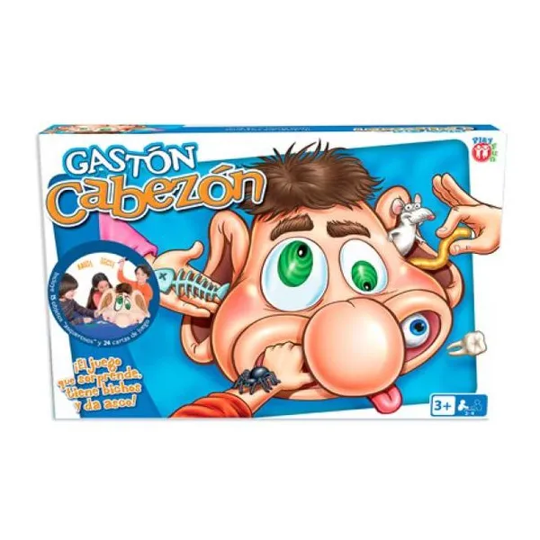 Gaston cabezon. juego de mesa súper divertido