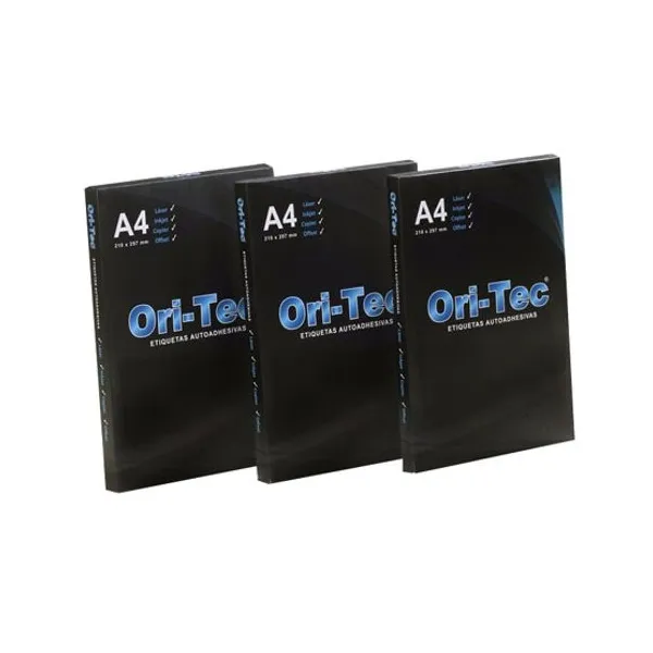 Etiquetas ori-tec laser a4 4135 99,1 x93,1 mmcj.x 500 hs.