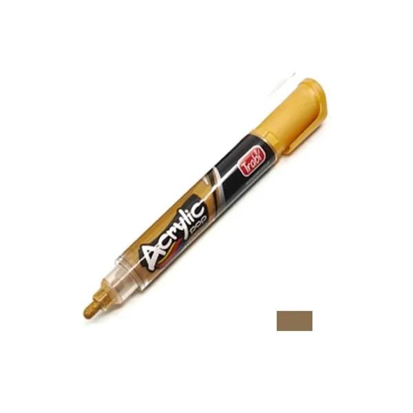 Marcador trabi acrylic pop al agua para 4 mmoro