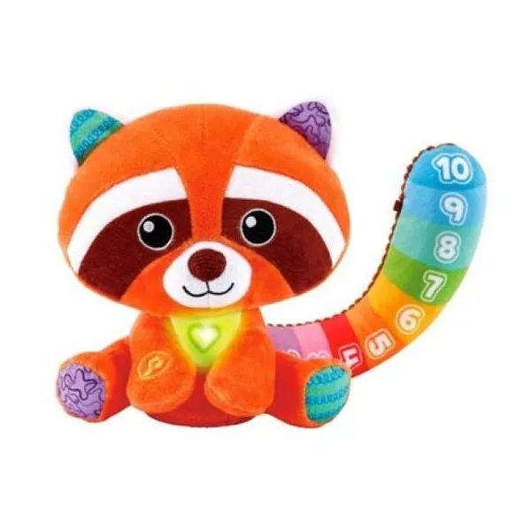 Panda rojo colores y número