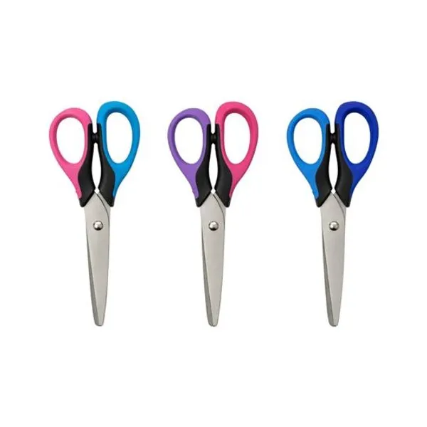 Tijera escolar 13.5 cm x unidad colores surtidos