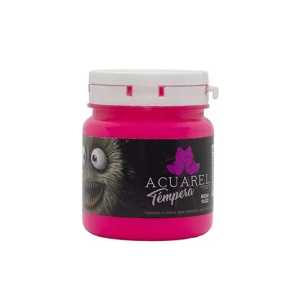 Témpera acuarel pote x250 grsfluo rosa