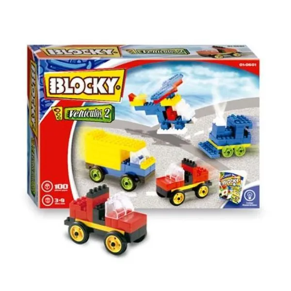 Blocky vehículos 70 piezas