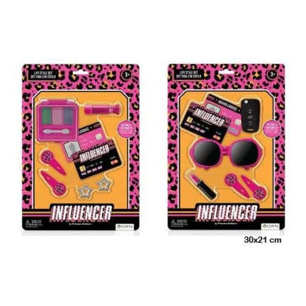 Influencer lyfestyle - set de lifestyle en blister - 2 surtidos