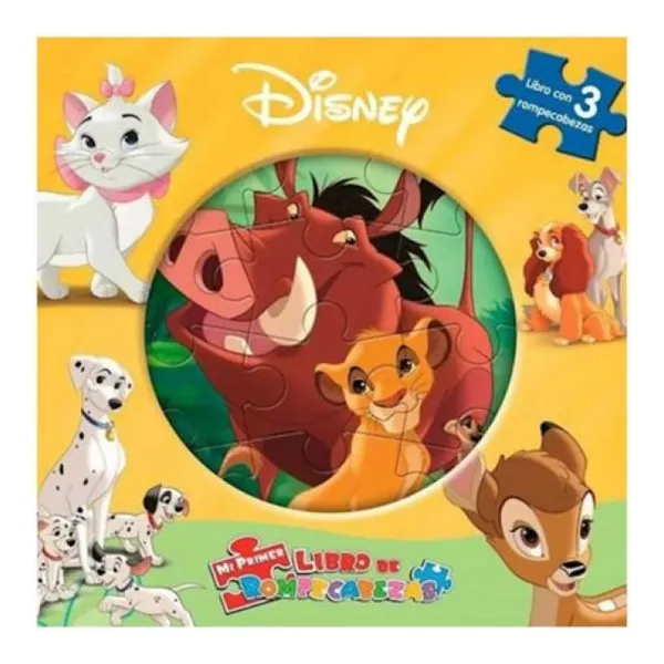 Mi primer libro con rompecabezas: los animales de Disney 25 25 cm