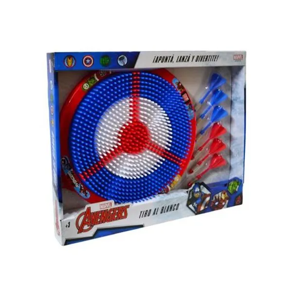 Set tiro al blanco Avengers en caja 34x28x4 cm