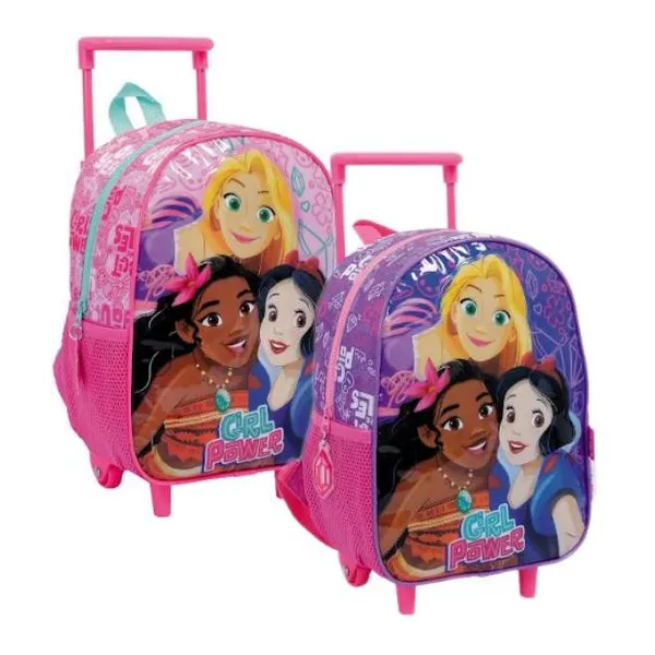 Mochila carro 12" Disney princess power