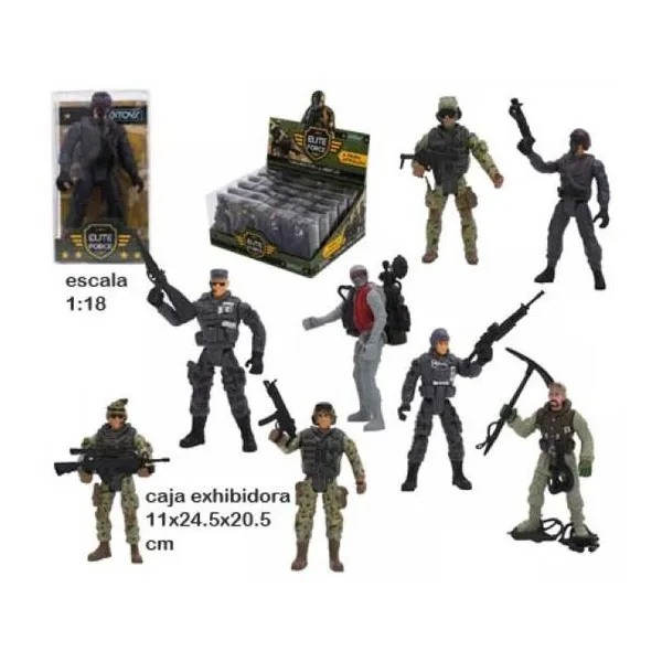 Figura articulada x8 elite force