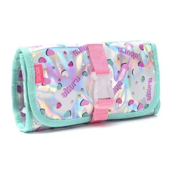 Cartuchera plegable teen kawaii donut 22.5 x14.5