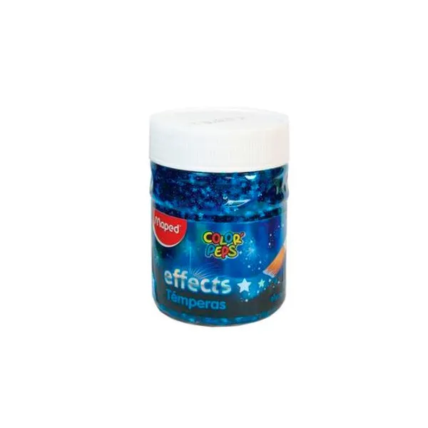 Témpera effects estrellas azul en pote 200cc Maped