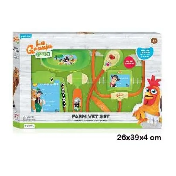 La granja de zenon - set veterinaria en caja mediana - 26 x39 x4 cm