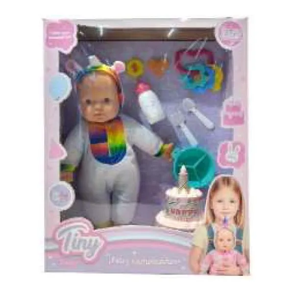 Bebote Tiny feliz cumpleaños 39 cm (cuerpo blando)