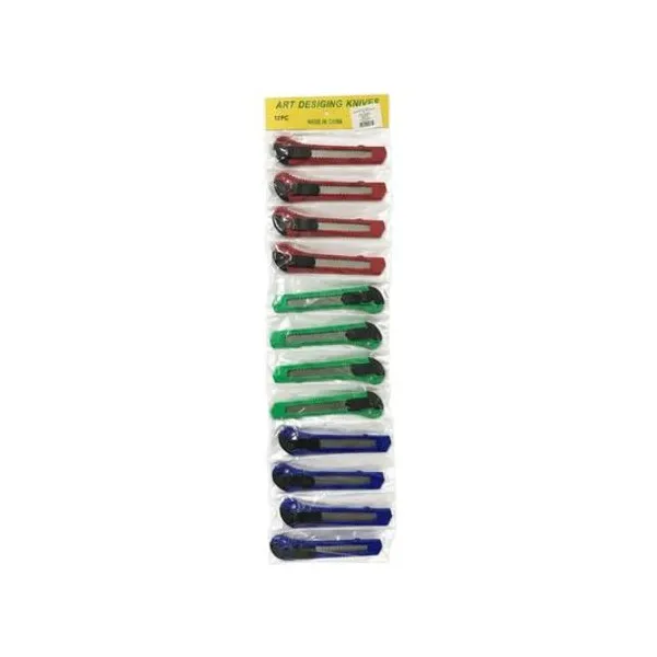 Trincheta 18 mm 15 cm blister x12 unidades