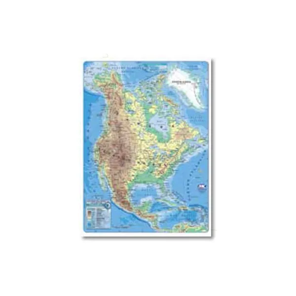 Block mapas m.c.n.° 6 América del norte fp 35 x50 x25 unid.