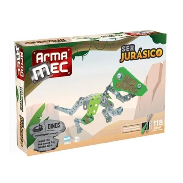 Ser jurasico velociraptor - 118 piezas