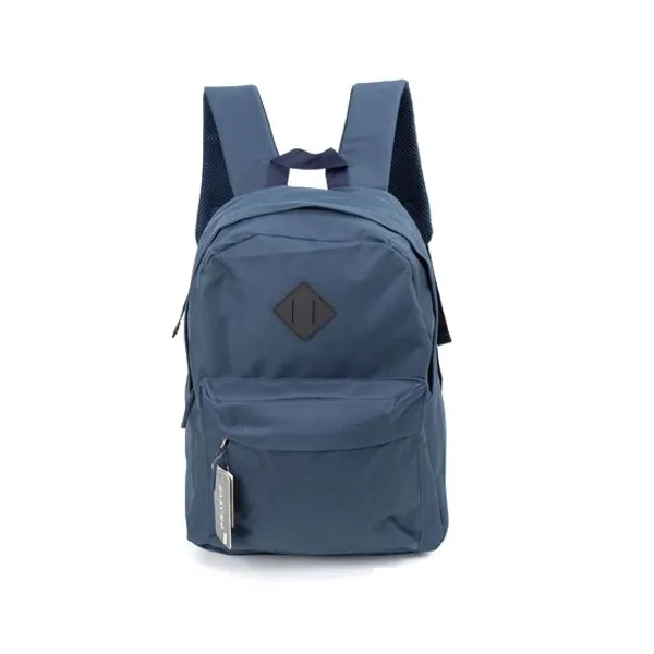 Mochila espalda 16" pratys lisa azul