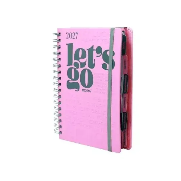 Agenda Mooving n.° 8 diaria espiral life 2027