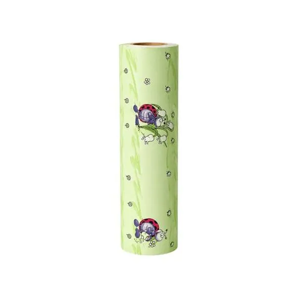 Bobina papel fantasia 35cmx200 mts bichitos