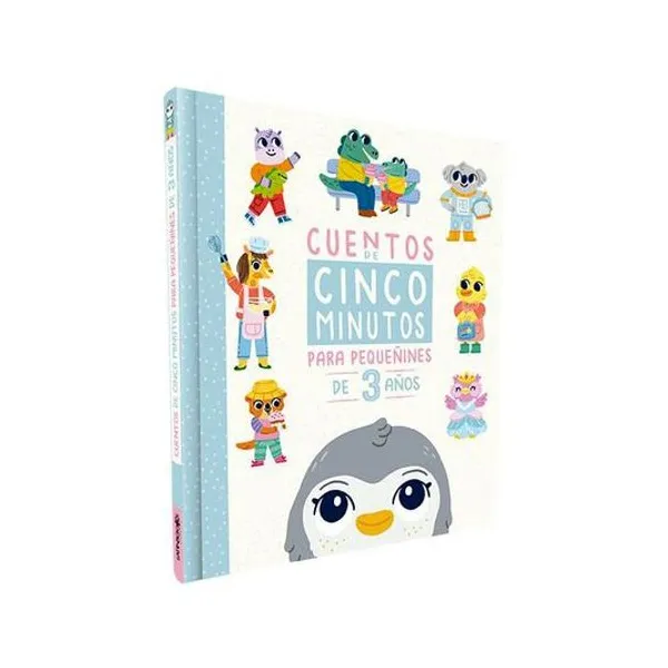 Libro de cuentos cinco minutos: para pequeñines de 3 años tapa dura 19.5x23 cm latinbooks
