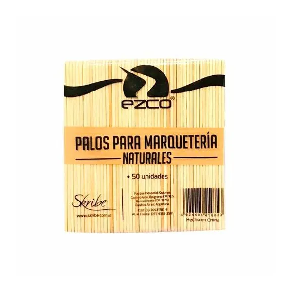 Palitos de helados bolsa x50 unidades Ezco