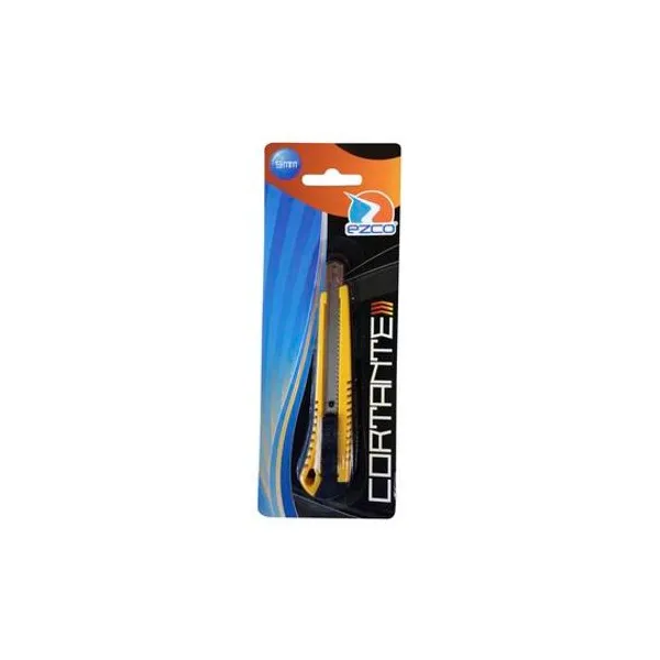 Trincheta con guia 9 mm en blister Ezco