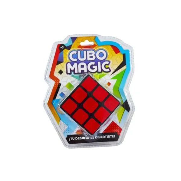 Cubo mágico 5.5x5.5x5.5 cm en blister 13x16.5 cm