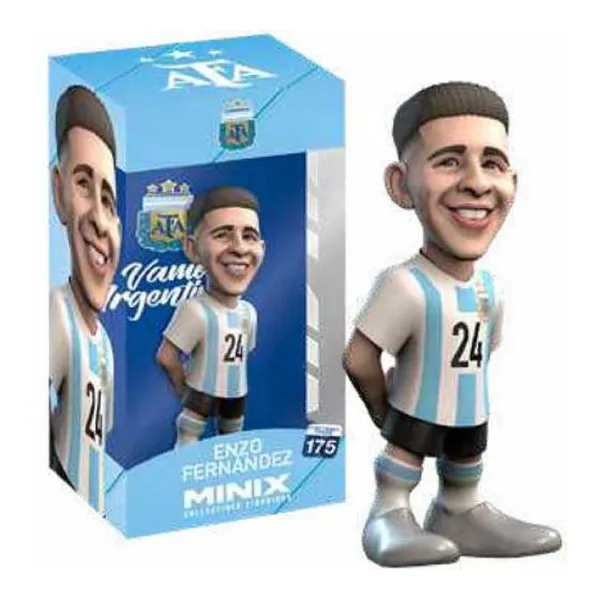Minix- figuras de vinilo coleccionables 12 cm surtido AFA - enzo fernandez