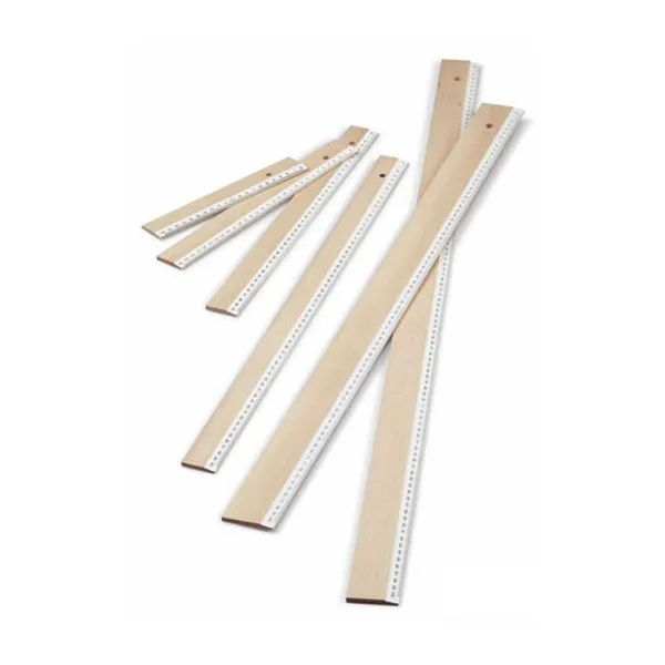 Regla madera fime con borde de metal 50 cm